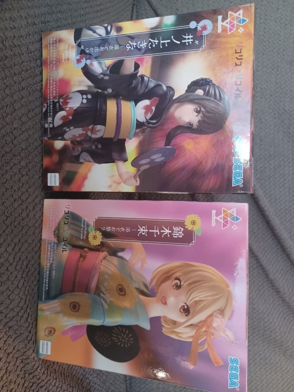 Lycoris Recoil Takina & Chisato Yukata Luminasta Figure Set
